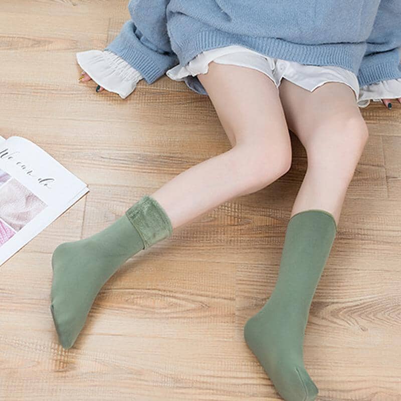 SnuggleFleece - Plush Socks for Women