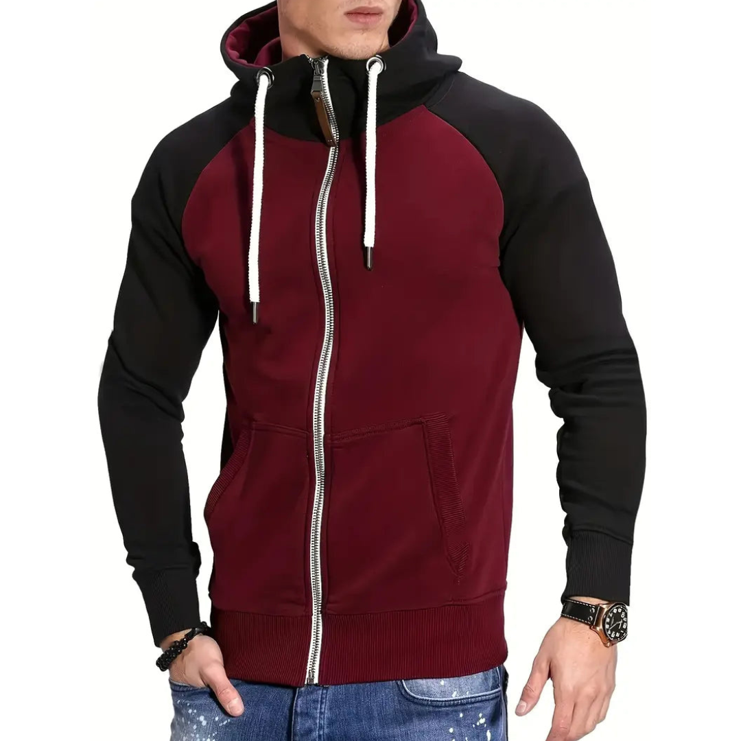 Lucas - Hoodie with zipper and pockets