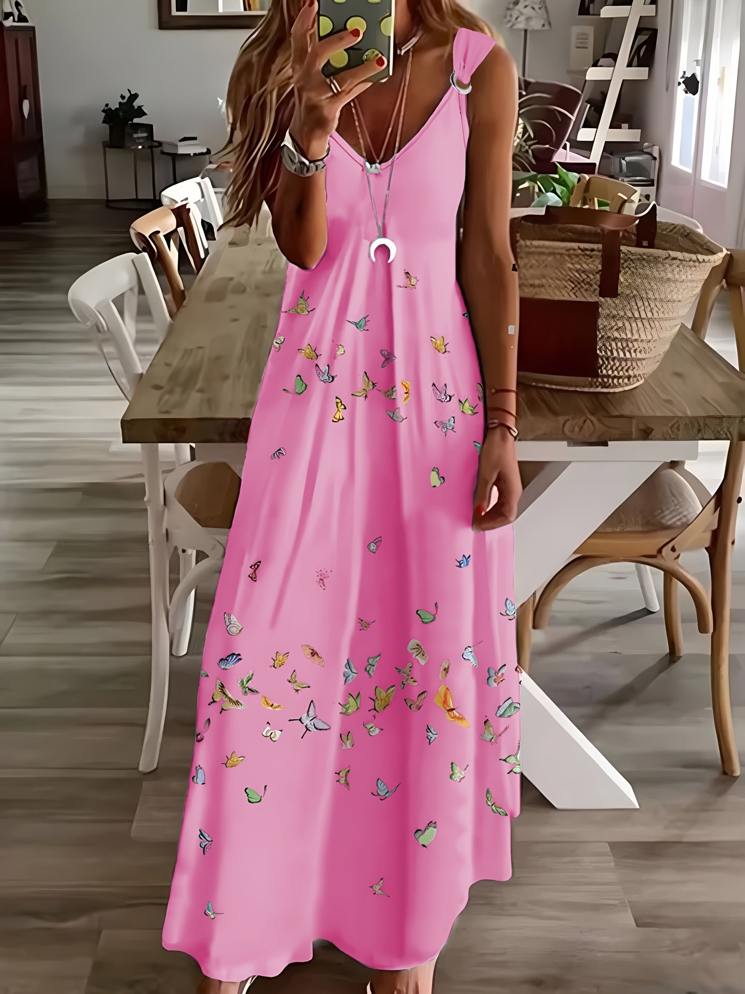 Butterfly Inspired Design Women's Dress