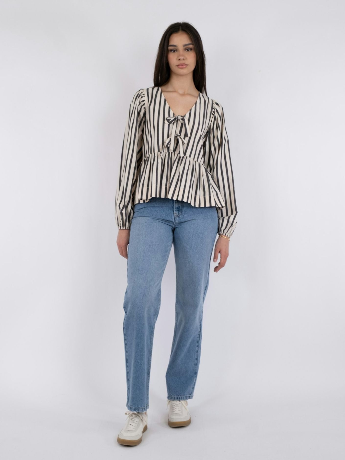 Lily Contrast Stripe Blouse