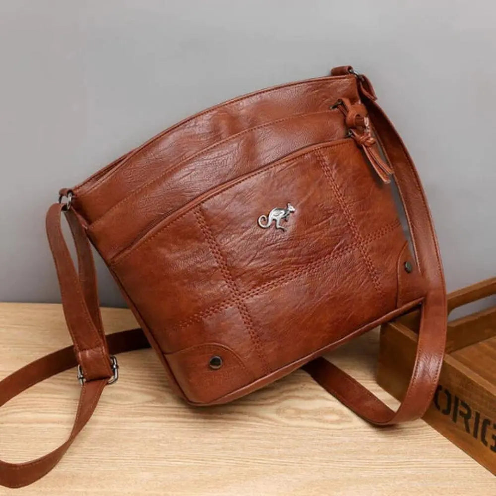 Kollete PU leather shoulder bag