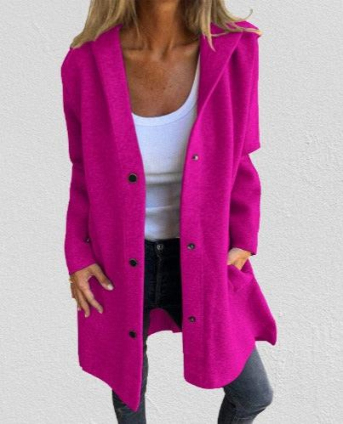 Appolinia | Cardigan with buttons and hood