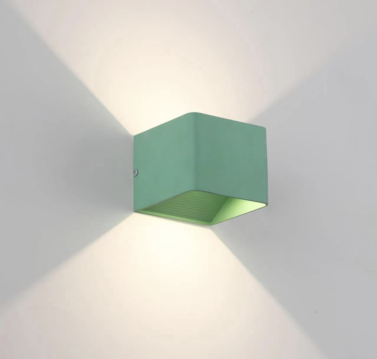 Square Wall Light with a Unique Design