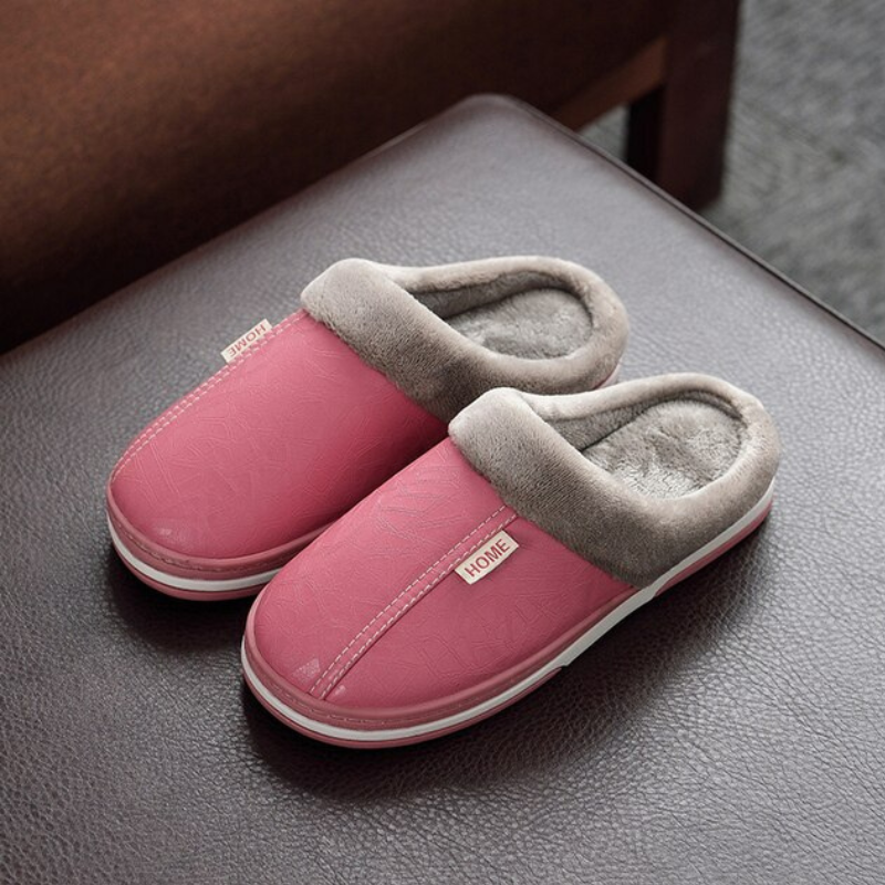 Finn - Warm, non-slip, fleece-lined, flat slippers