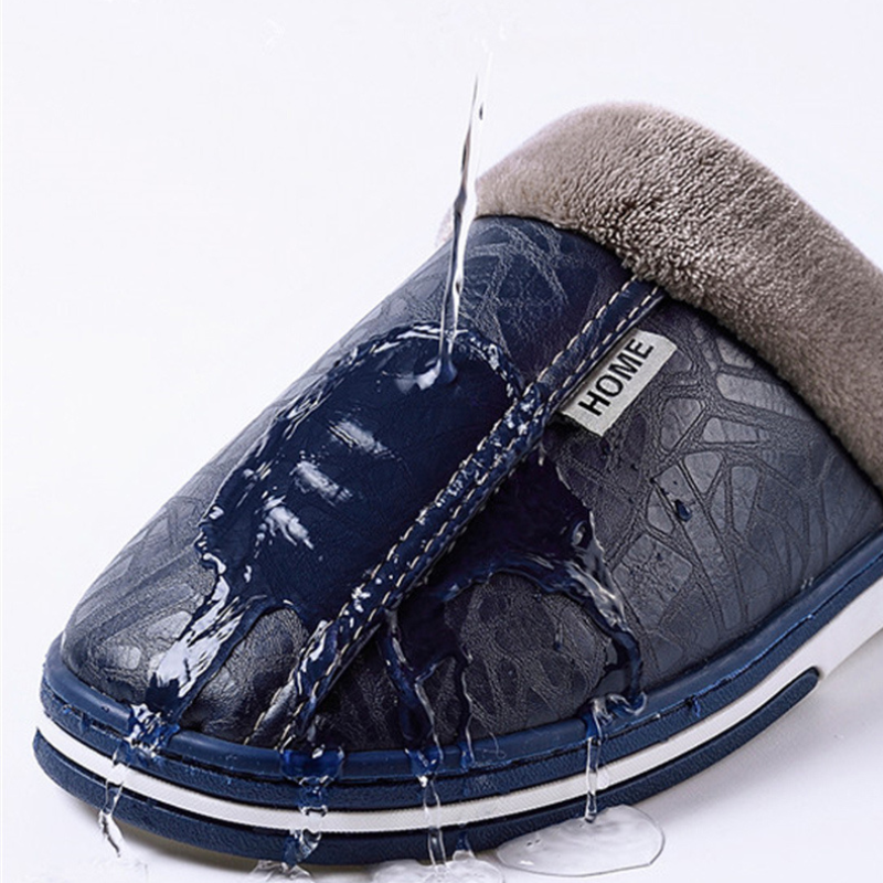 Finn - Warm, non-slip, fleece-lined, flat slippers