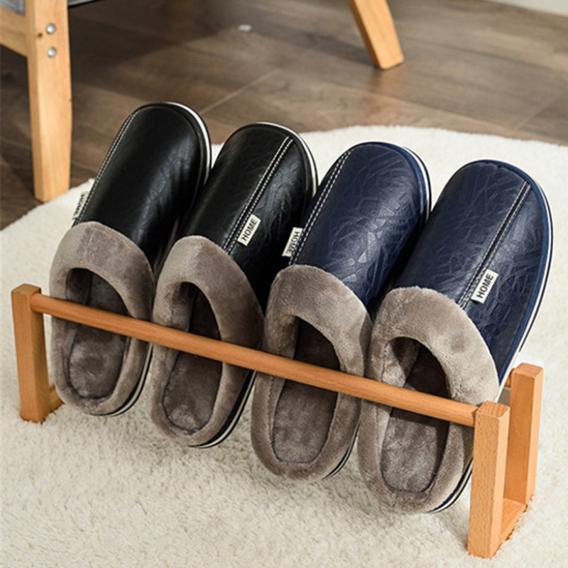 Finn - Warm, non-slip, fleece-lined, flat slippers