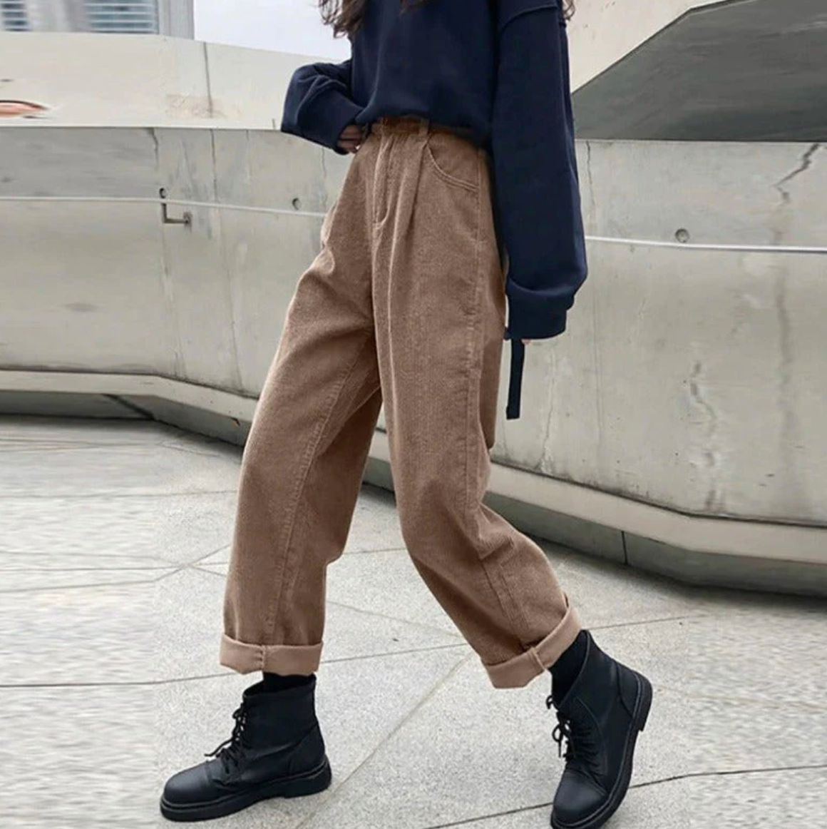 Georgia | Trendy Stylish Corduroy Pants