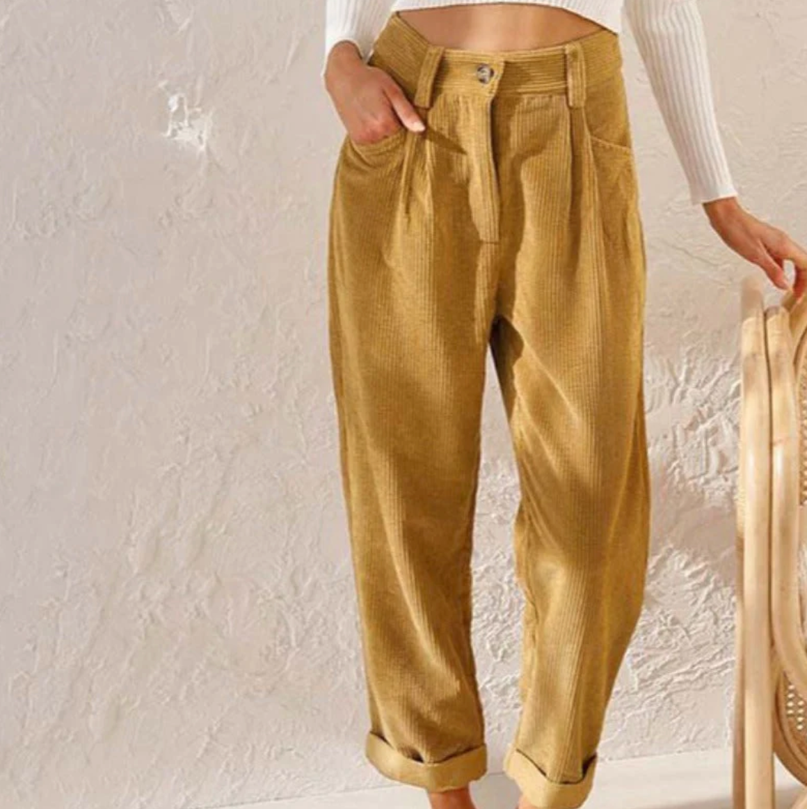 Georgia | Trendy Stylish Corduroy Pants