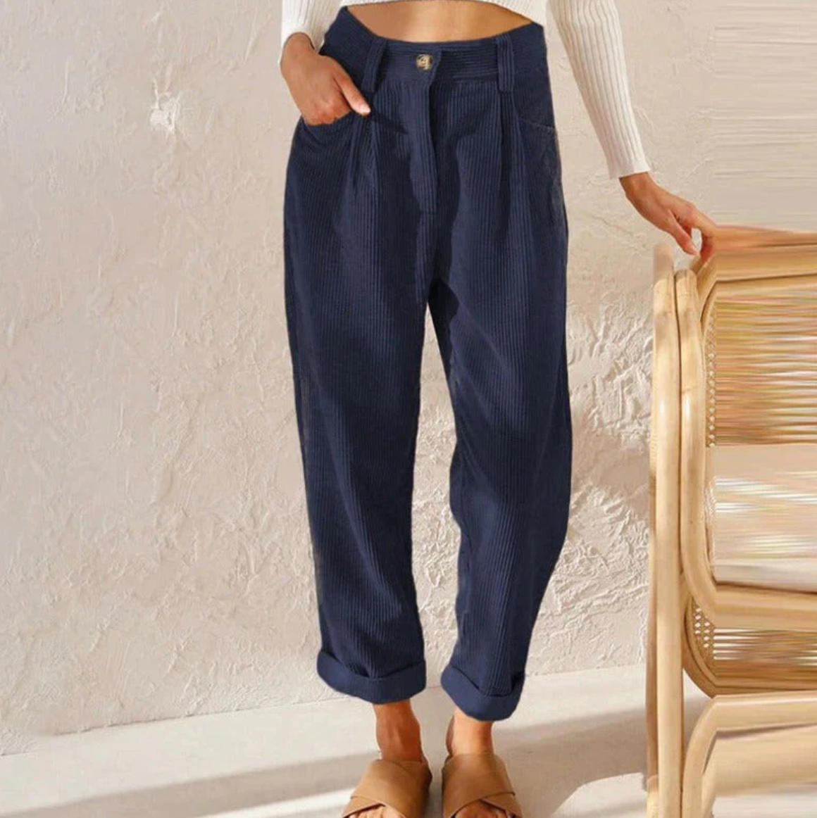 Georgia | Trendy Stylish Corduroy Pants