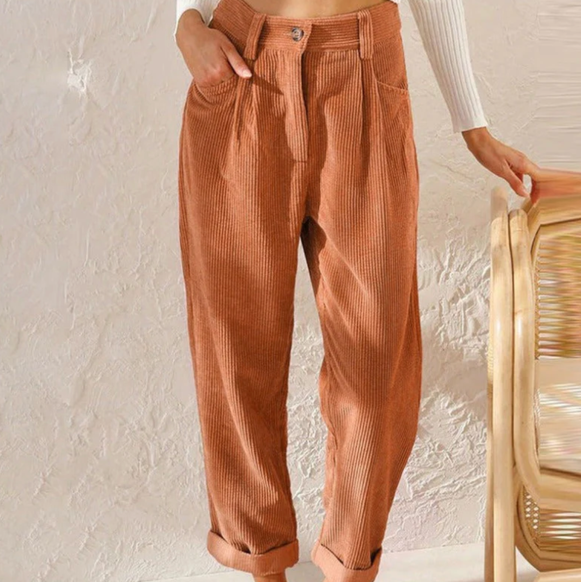 Georgia | Trendy Stylish Corduroy Pants