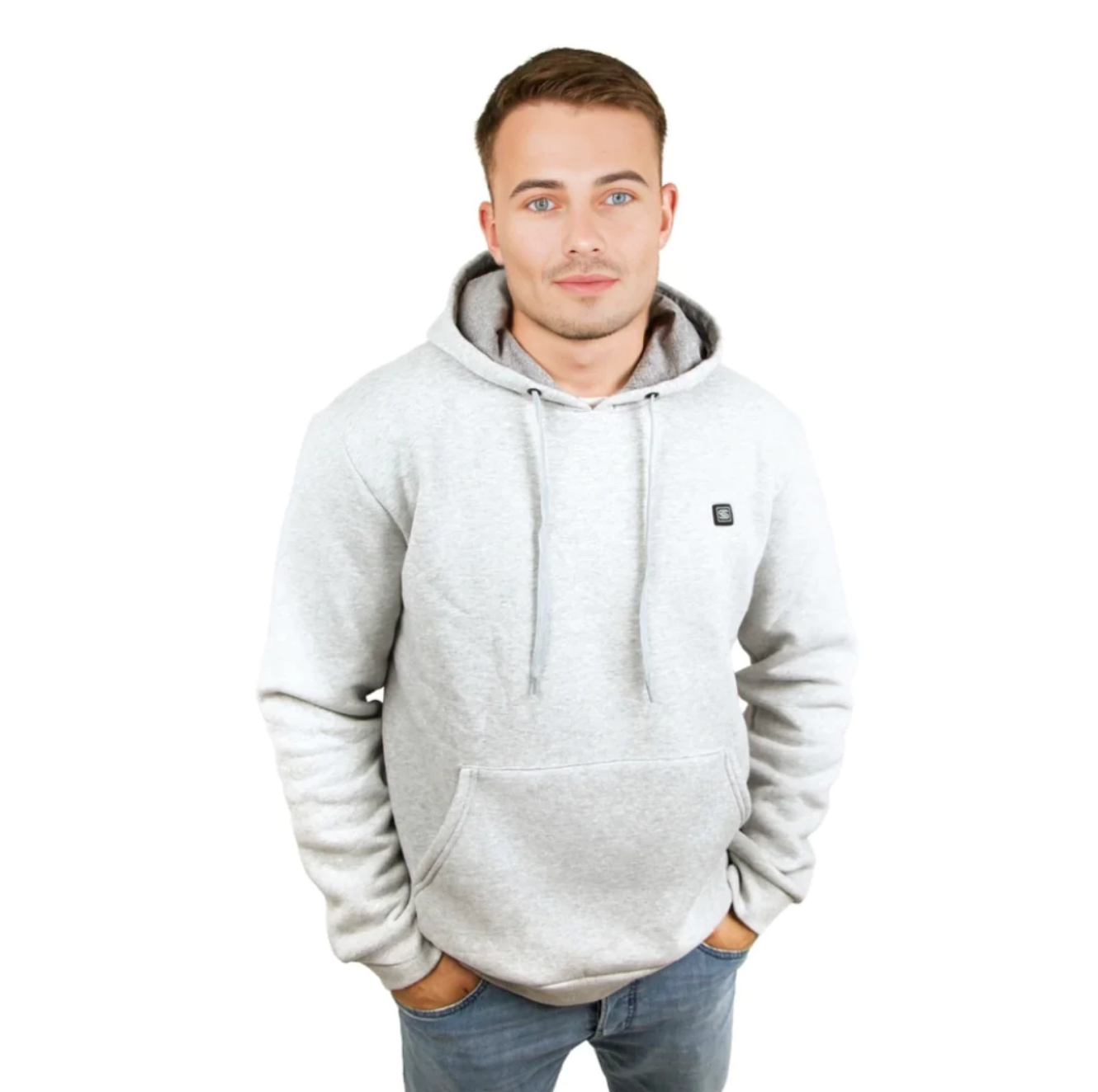 Mikkel - Casual heated hoodie with pockets