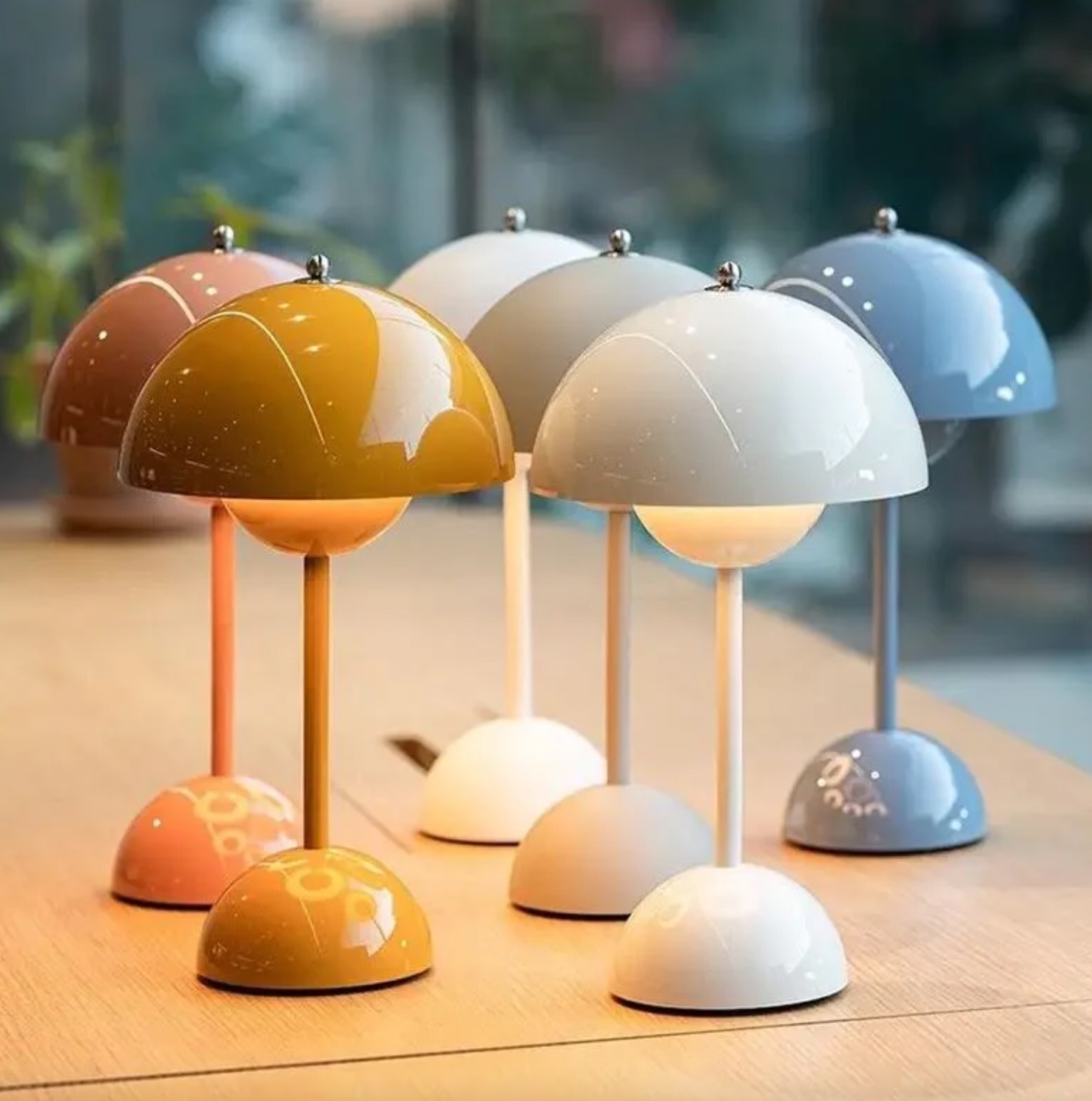 Mushroom - Modern dimmable induction lamp