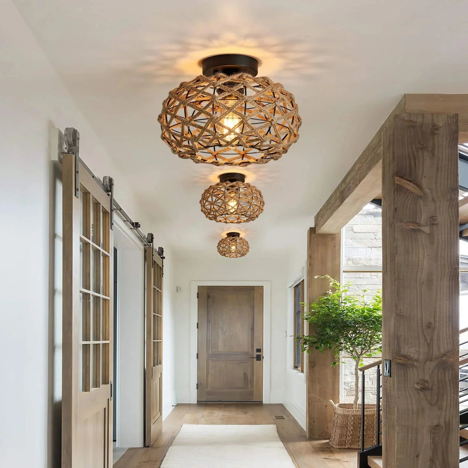 LunaRust Loft Lamp in Industrial Design