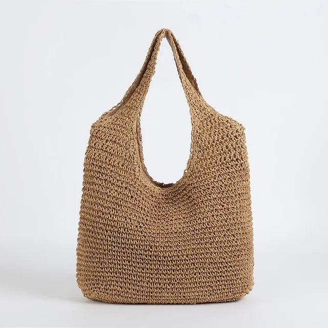 Sienna Elegant Straw Beach Bag