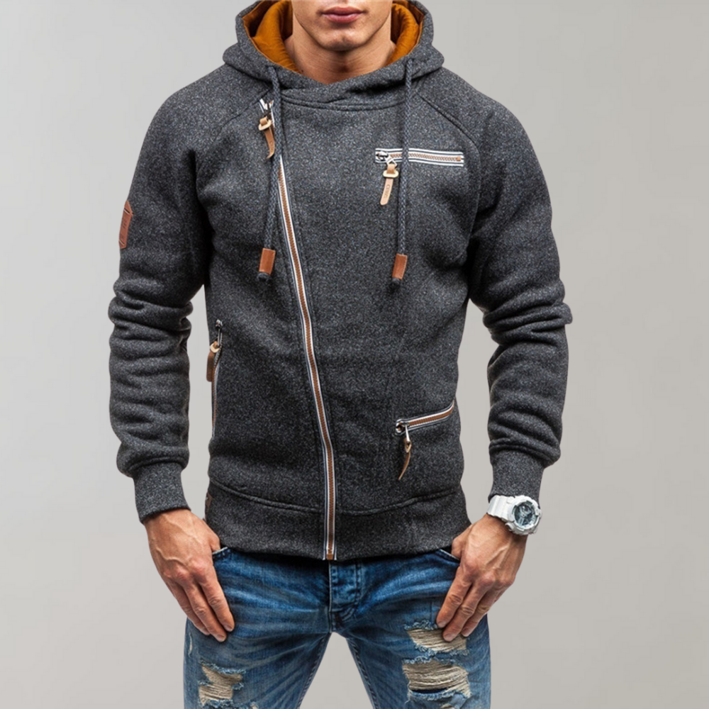 Modern | Lucas Hoodie Jacket with Stylish Zipper