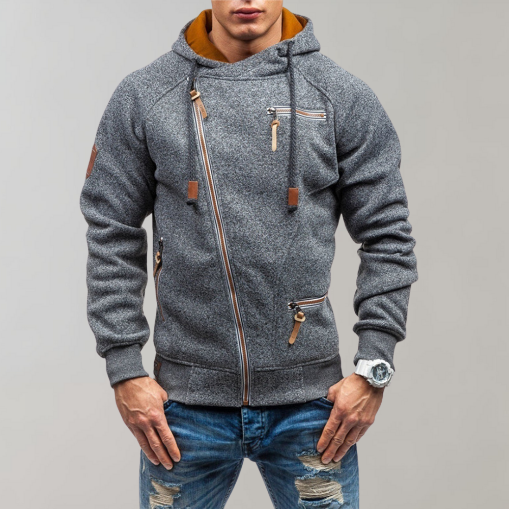 Modern | Lucas Hoodie Jacket with Stylish Zipper