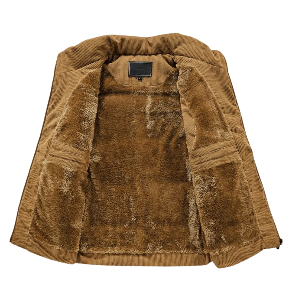 Samuel | Stylish Corduroy Puffer Vest