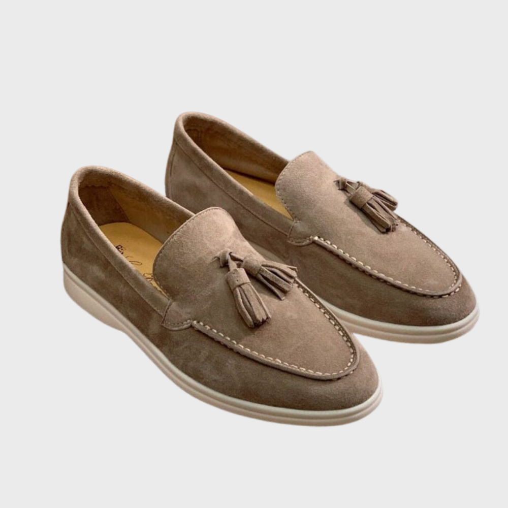 Brandon Comfortable Non-Slip Flat Suede Shoes