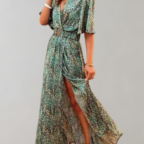 Maxi | Ladies Summer Dress with V-neck