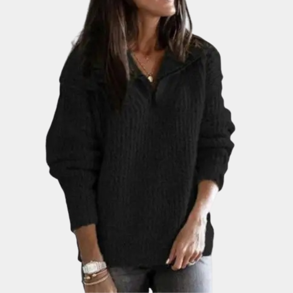 Ella - Warm Half-zip Sweater