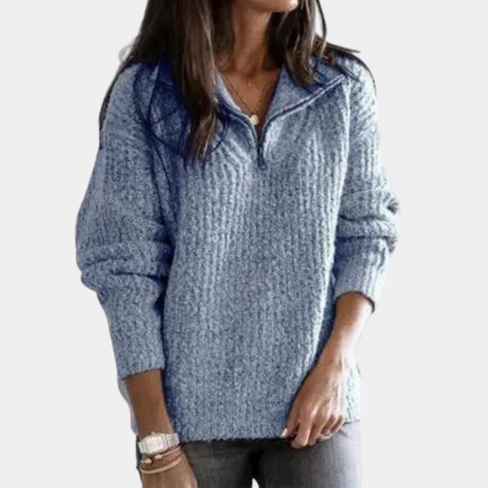 Ella - Warm Half-zip Sweater