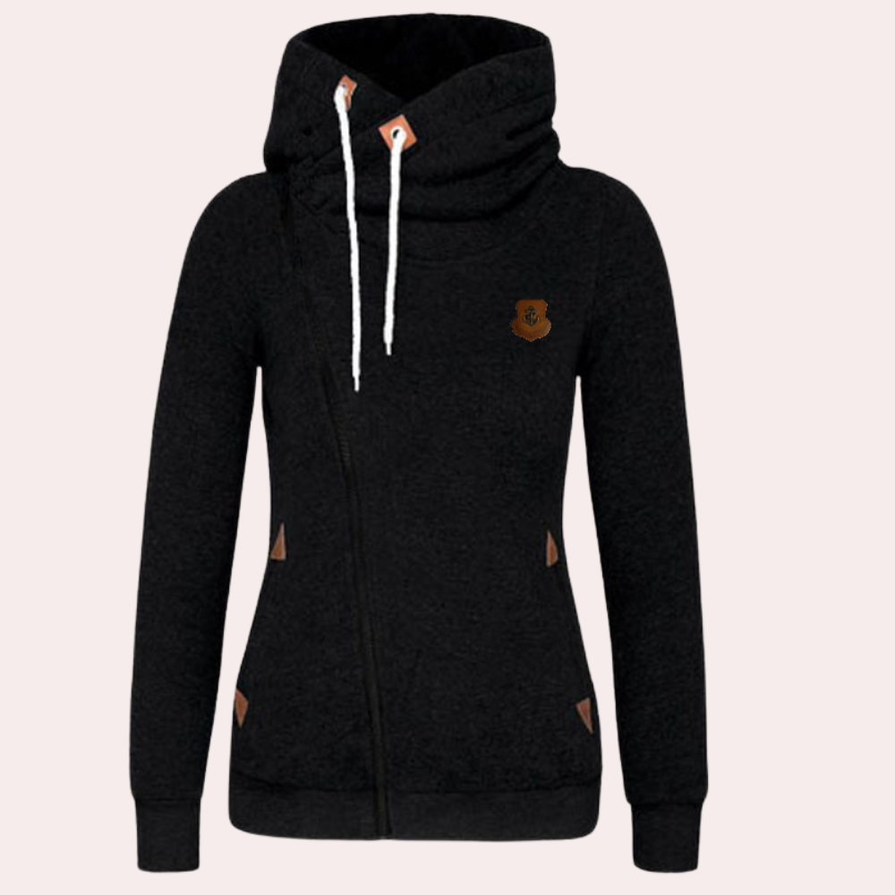 Andrea | Hooded Pullover with Zipper