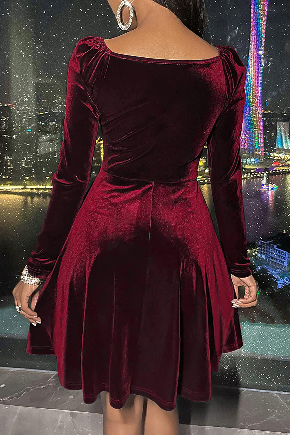 Audrey Velvet Dress for Women