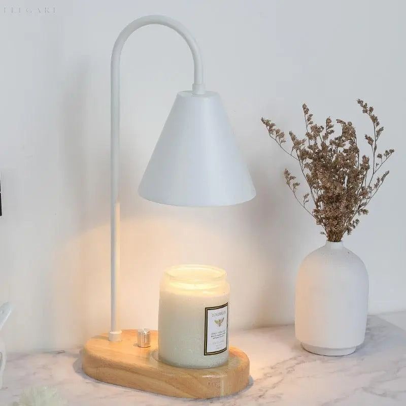 AromaGlow - Electric Candle Lamp With Adjustable Rotatable Dimmer