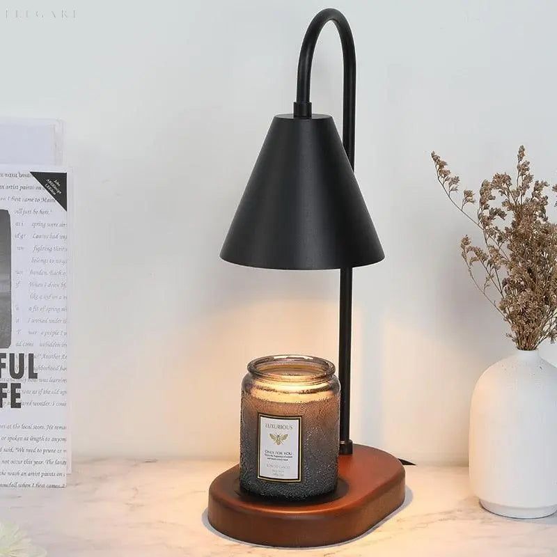 AromaGlow - Electric Candle Lamp With Adjustable Rotatable Dimmer