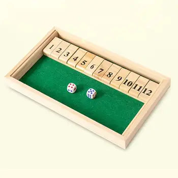 Fun Family Games | Shut The Box Board Game