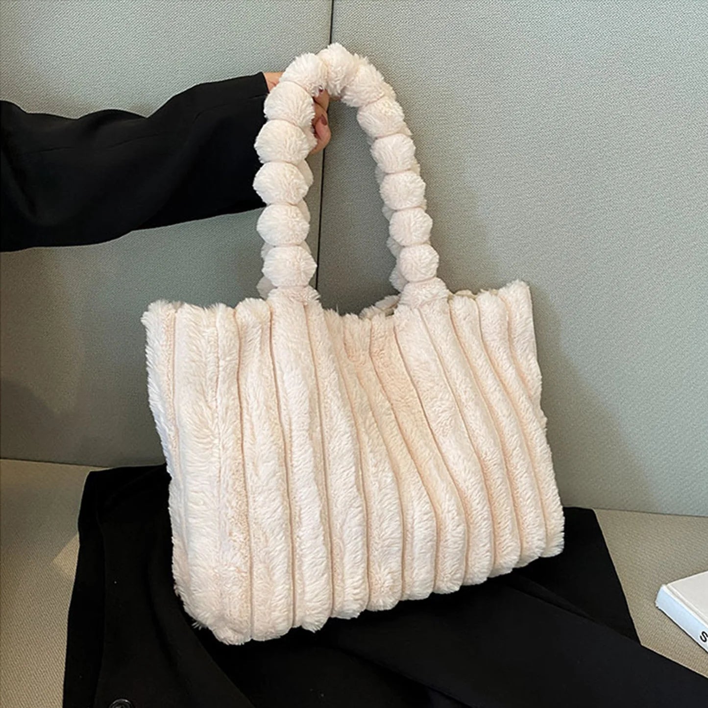 Mila Plush Handbag