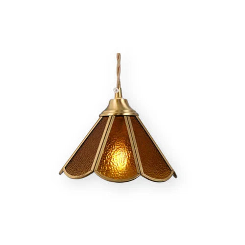 LumiGlas Pendant Lamp – elegant lighting with textured glass shade
