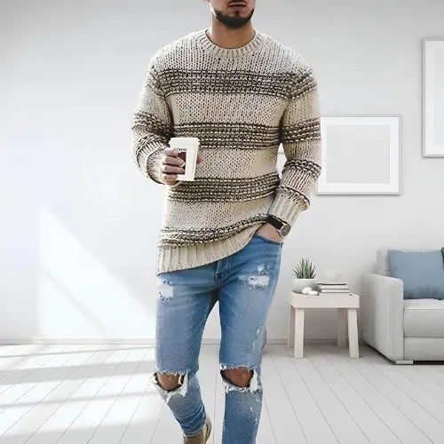 James - Casual Striped Sweater for Men