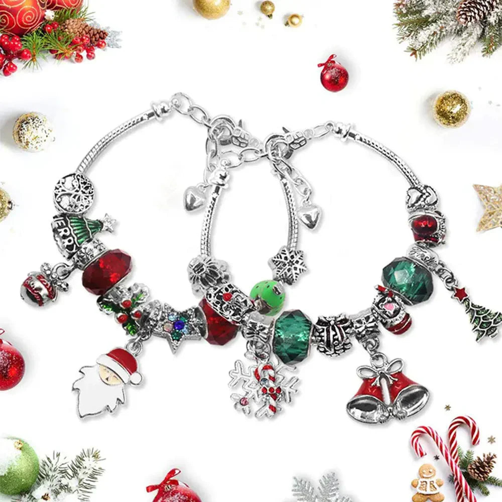 DIY Christmas Calendar Bracelet Set