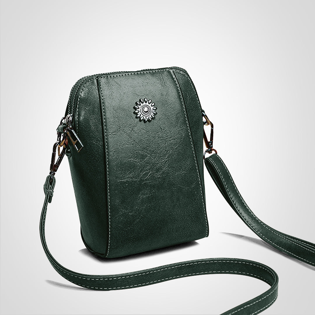 Daisy | Retro Leather Crossbody Bag