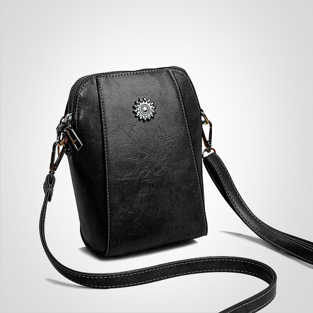 Daisy | Retro Leather Crossbody Bag