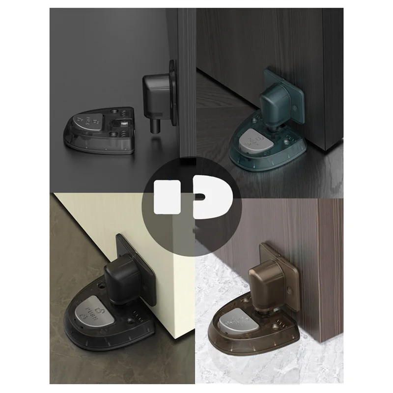 Windproof mechanical doorstopper