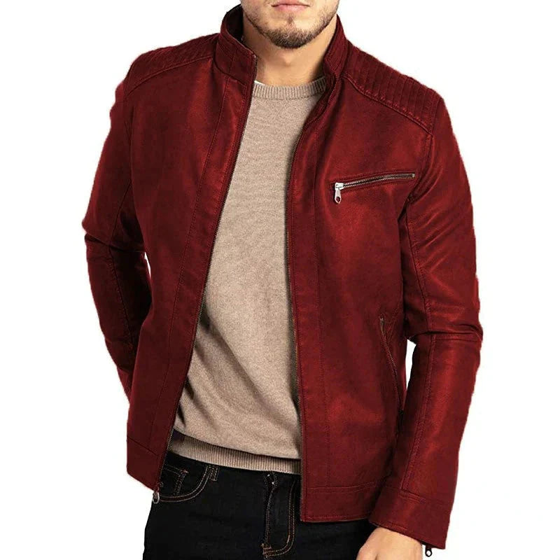 Axel - Warm zip-up jacket with standing collar