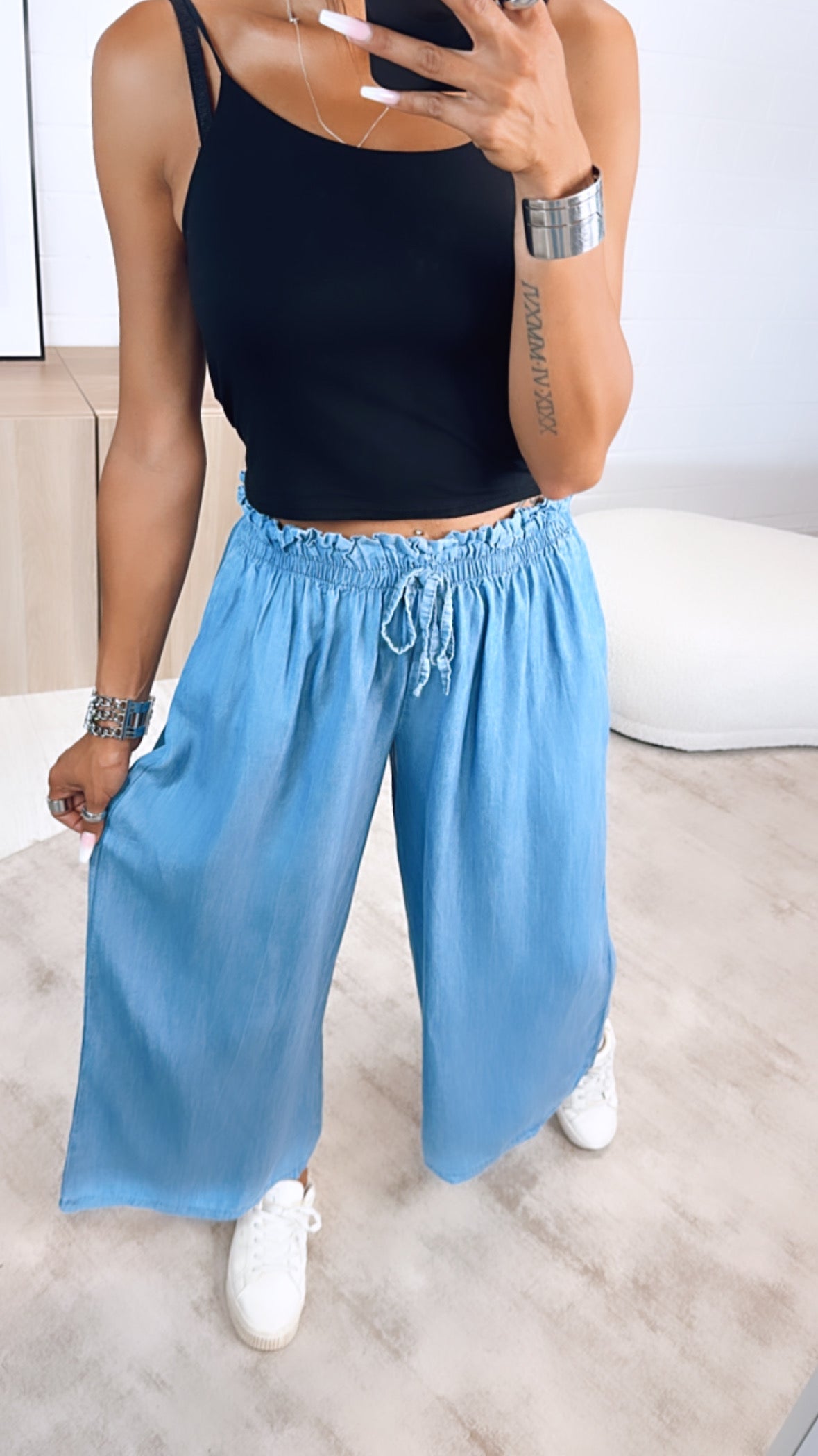 Rachel - Wide Airy Pants