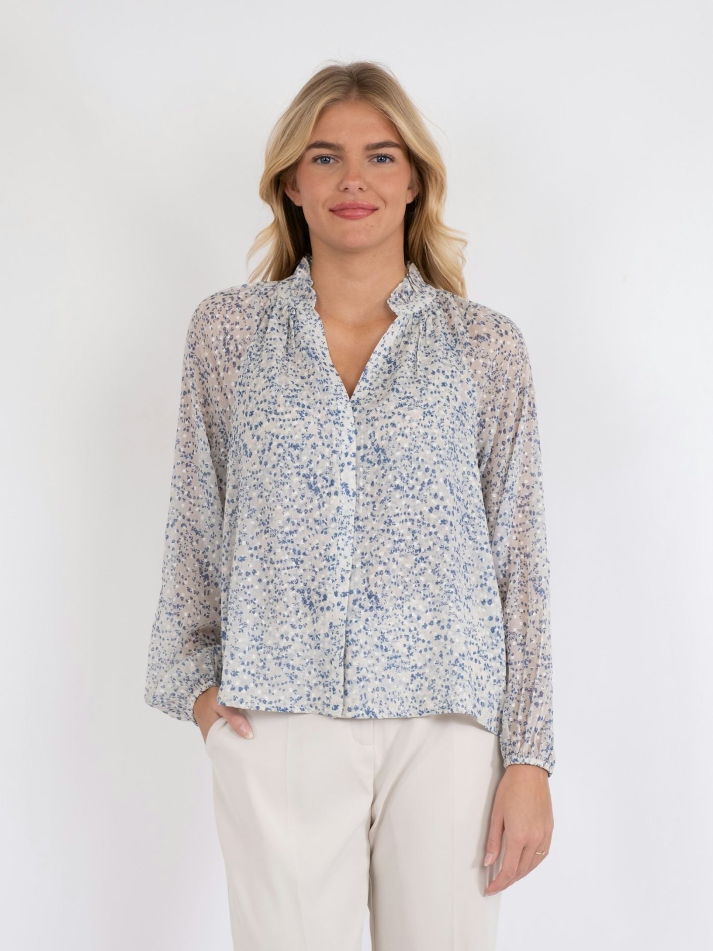 Olivia Ditsy Dot Blouse