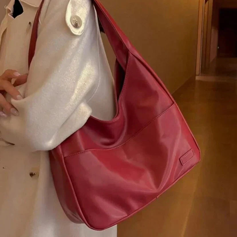 Ida - Timeless Leather Hobo Bag for Effortless Elegance