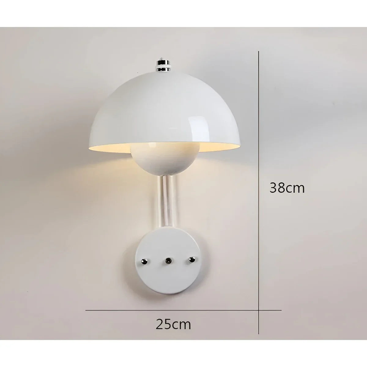 BudLume - Mushroom Glow Cozy Scandinavian Wall Lamp