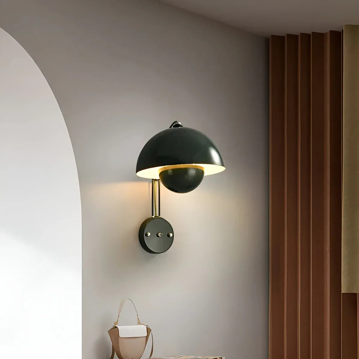 BudLume - Mushroom Glow Cozy Scandinavian Wall Lamp