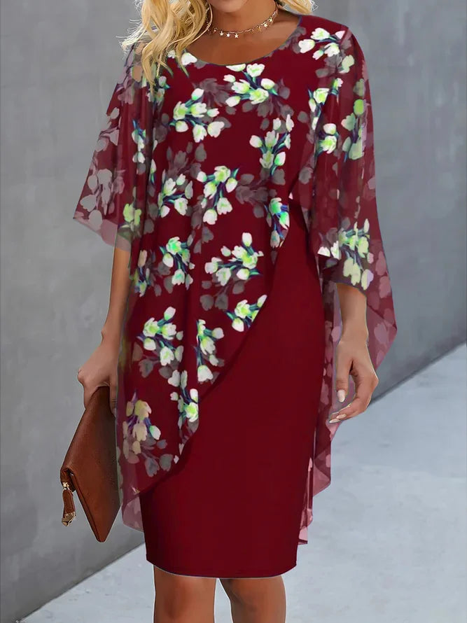 Lyanna | Floral Chiffon Women's Dress