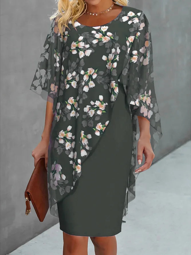 Lyanna | Floral Chiffon Women's Dress