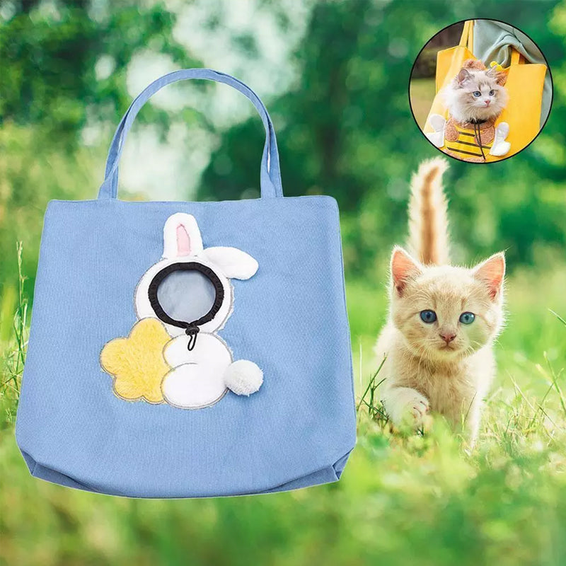 PetPouch - Cute Linen Pet Bag