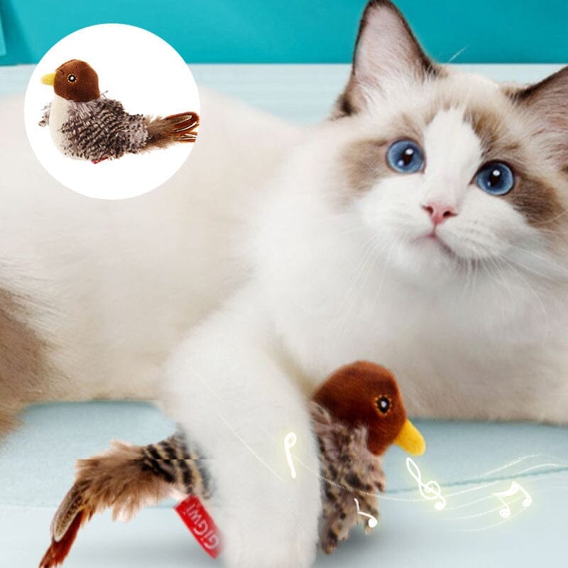 Cat Toy - Simulated Chirping Bird