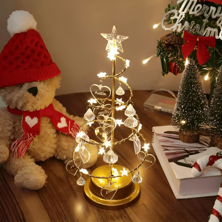 Crystal Christmas Tree Decorative Lamp