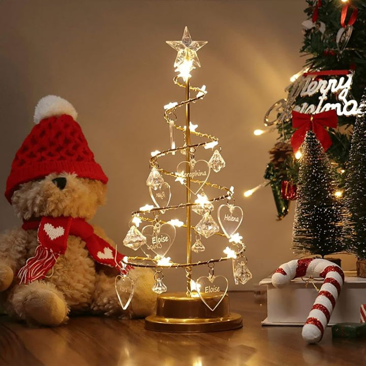 Crystal Christmas Tree Decorative Lamp