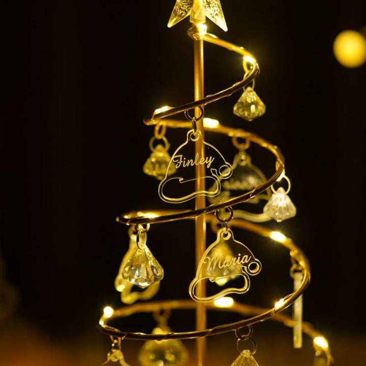 Crystal Christmas Tree Decorative Lamp